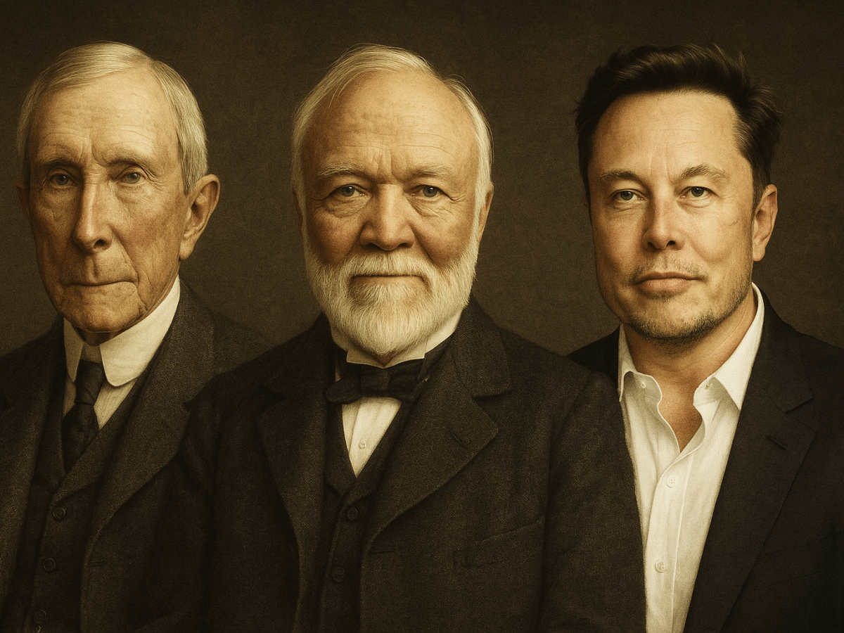 The Holy Trinity of Capitalism: Rockefeller, Carnegie, and&nbsp;Musk