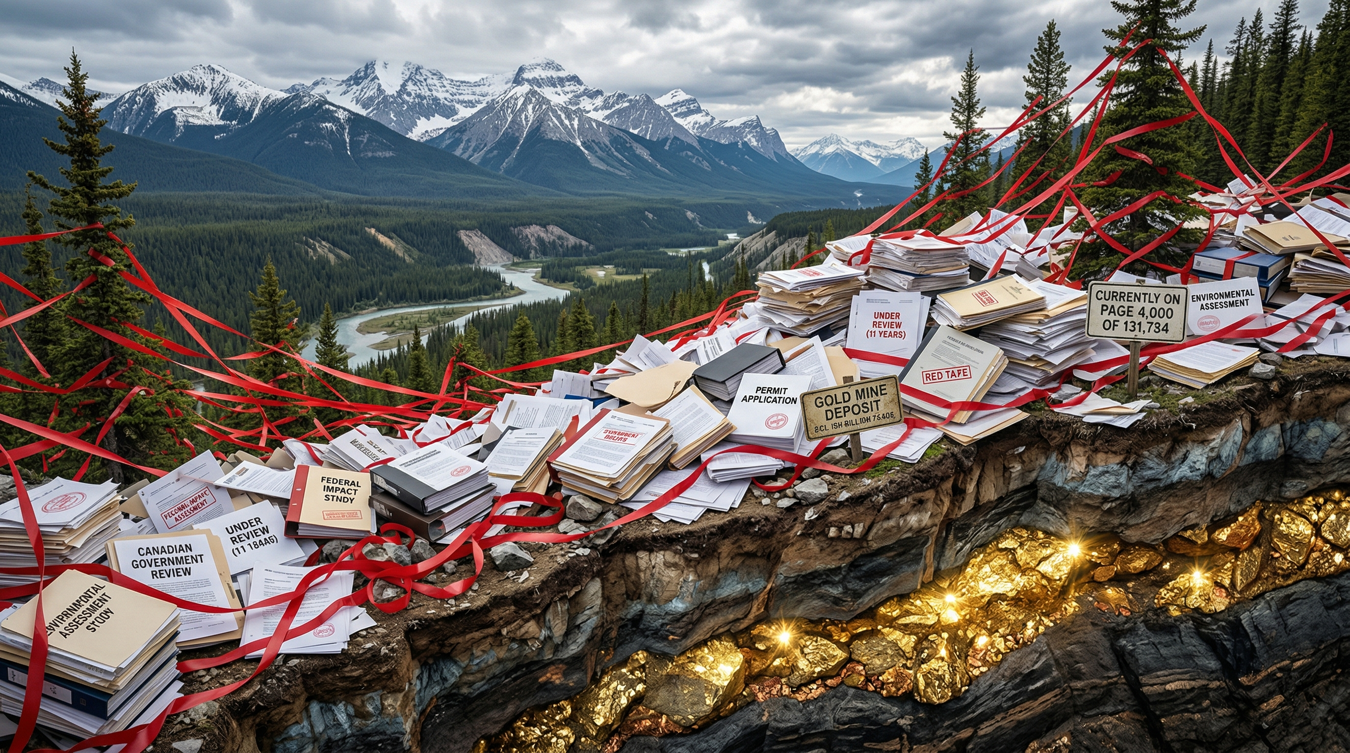 Sitting on a Gold Mine: How Canada Buried Its Fortune in Red Tape and Called It&nbsp;Progress