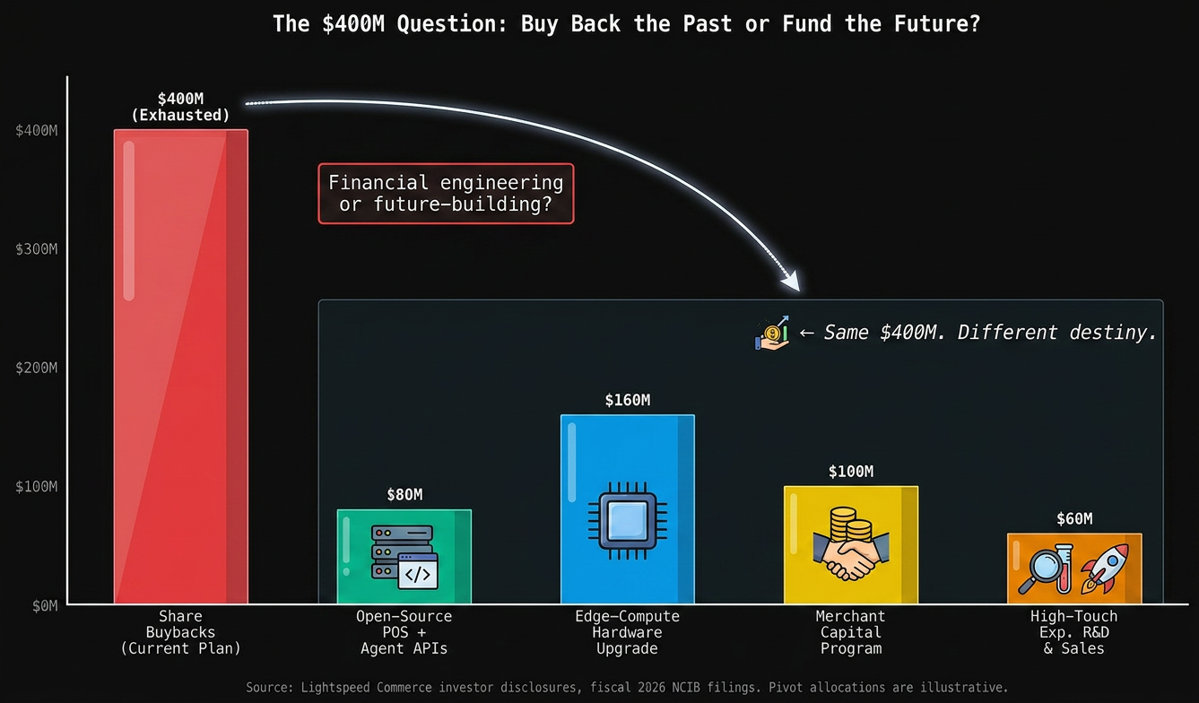Corporate Buyback vs Strategic Pivot Investment Allocation 400m